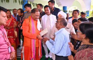 मुख्यमंत्री साय को जन्मदिवस पर आशीष देने उमड़ा जनसैलाब