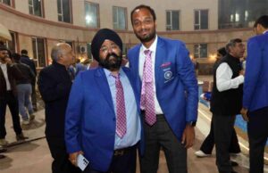 छत्तीसगढ़ टेनिस एसोसिएशन के महासचिव होरा डेविस कप की प्रेस कॉन्फ्रेंस में हुए शामिल
