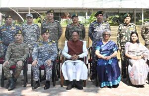 मुख्यमंत्री साय से मिले सैन्य अधिकारी, छत्तीसगढ़ यात्रा को बताया अविस्मरणीय