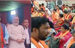 जगदलपुर में करीब 400 लोगों को भाजपा का गमछा पहनाकर किरण देव ने किया स्वागत