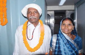 रायपुर : मुख्यमंत्री तीर्थ दर्शन श्रद्धालुओं का पहला जत्था रवाना