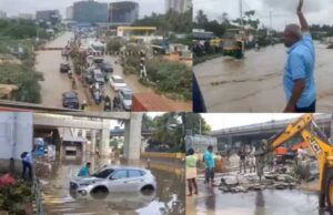 बेंगलुरु में बारिश से बाढ़ जैसे हालात, निचले इलाके हुए जलमग्न