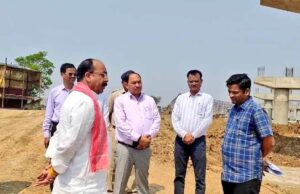 भारतमाला परियोजना के निर्माण का डिप्टी सीएम साव ने किया औचक निरीक्षण