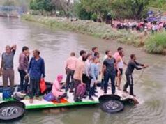 कानपुर में बड़ा हादसा: यात्रियों से भरी बस नहर में गिरी, कई घायल