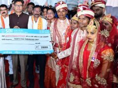 मुख्यमंत्री कन्या विवाह योजना : प्रदेश भर में गूंजीं शहनाइयां, 1385 जोड़े बंधे परिणय सूत्र में