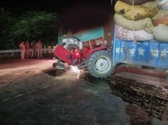 गोसलपुर हाईवे पर भीषण टक्कर: ट्रैक्टर-बस भिड़ंत में 39 लोग घायल