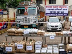 मध्यप्रदेश पुलिस की नशे के विरुद्ध बड़ी कार्रवाई