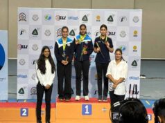 मध्यप्रदेश राज्य फेंसिंग अकादमी की खिलाड़ी का FIE Women’s Épée World Cup 2026 के लिए भारतीय टीम में चयन