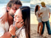 बीच पर रोमांटिक अंदाज में नजर आए सोनाक्षी सिन्हा और जहीर इकबाल, Kiss करते हुए तस्वीरें वायरल