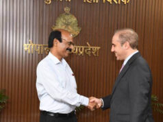 पुलिस महानिदेशक कैलाश मकवाणा से नीदरलैंड के कॉन्सुल जनरल ने की शिष्टाचार भेंट