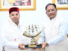मुख्यमंत्री विष्णुदेव साय से कर्नाटक के राज्यपाल श्री थावरचंद गहलोत ने की सौजन्य भेंट