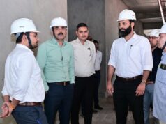 निर्माणाधीन जगदेव राम उरांव कल्याण आश्रम चिकित्सालय का प्रभारी सचिव श्री अंकित आनंद ने किया निरीक्षण