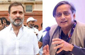 भाजपा का कांग्रेस पर हमला: शशि थरूर के बयान को लेकर राहुल गांधी पर उठाए सवाल