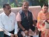 नौगई ट्रिपल मर्डर पीड़ितों से मिले विक्रमादित्य, आरोपियों के एनकाउंटर और संपत्ति कुर्की की मांग