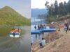 सूरजपुर में ’मुस्कान समूह की महिलाओं ने बोटिंग से बदली अपनी तकदीर’
