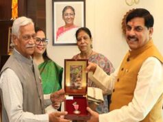 मुख्यमंत्री डॉ. यादव से मिले पद्म अवार्डी गुंदेचा और डॉ. व्यास