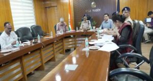 मोहर्रम, ताजिया जुलूस और राष्ट्रपति के प्रस्तावित भ्रमण को लेकर सुरक्षा तैयारियों की उच्च स्तरीय समीक्षा