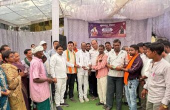पाली के ग्राम पंचायत मुड़ापार में जनसमस्या निवारण शिविर का हुआ आयोजन 238 आवेदनों का हुआ त्वरित निराकरण