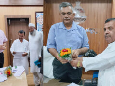 नवागत कलेक्टर एवं पुलिस अधीक्षक से इरशाद अहमद ने की मुलाकात