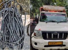 बालोद में मोबाइल टावर केबल चोर गिरोह का भंडाफोड़, 7 आरोपी गिरफ्तार