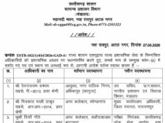CGPSC के परीक्षा नियंत्रक बदले, राज्य प्रशासनिक सेवा के 6 अधिकारियों का तबादला