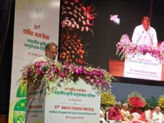 मंत्री कुशवाह नई दिल्ली में आईसीएआर की वार्षिक बैठक में हुए सम्मिलित