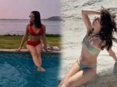 Radhika Madan का बोल्ड बीच लुक वायरल, ब्लू बिकिनी में दिखीं बेहद ग्लैमरस