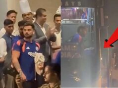 मैच जीतकर लौट रही टीम बस से गिरे रोहित शर्मा, विराट कोहली भी हुए परेशान