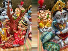 आस्था के साथ पर्यावरण संरक्षण का संदेश दे रही बंदियों की गणेश प्रतिमाएं