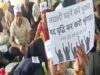 भोपाल के नीलम पार्क में हजारों शिक्षक धरने पर, अनिश्चितकालीन आंदोलन शुरू