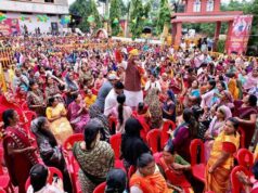 नरेला रक्षाबंधन महोत्सव का दूसरा दिन: 36 हज़ार 854 बहनों ने मंत्री सारंग को बांधी राखी