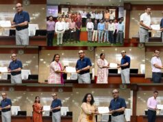 मुख्य सचिव ने ई-ऑफिस एवं समयबद्ध उपस्थिति, आई-गाट प्रशिक्षण कोर्स में उत्कृष्ट कार्य करने के लिए अधिकारी-कर्मचारियों को किया सम्मानित