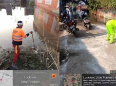योगी सरकार का बाढ़ प्रभावित क्षेत्रों में स्वच्छता और स्वास्थ्य सुरक्षा पर जोर, ड्रोन से एंटी लार्वा छिड़काव