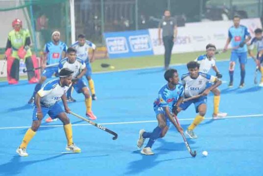 छत्तीसगढ़ हॉकी लीग के उद्घाटन मुकाबले में न्यायधानी नाइट्स की शानदार जीत, राजधानी रॉयल्स को 2-1 से हराया