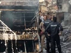 भोपाल के न्यू मार्केट में भीषण आग, 1 किमी दूर फायर स्टेशन फिर भी आधे घंटे में पहुंची दमकल