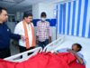 उप मुख्यमंत्री विजय शर्मा ने अस्पताल पहुंचकर जाना सड़क हादसे में घायलों का हाल
