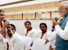 बेटियों की सुरक्षा का भरोसा देख प्रधानमंत्री मोदी बोले- योगी जी को थैंक्यू बोलो